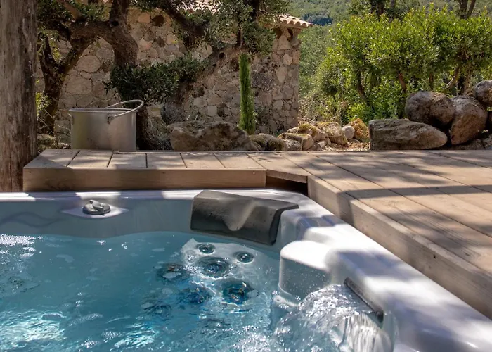 Сasa de vacaciones La Pause - 3 Avec Jacuzzi Privatif A Chisa